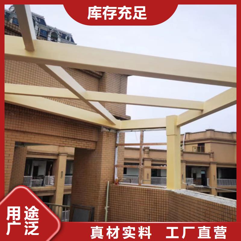 廊架护栏木纹漆，钢结构仿木纹漆，仿古木纹漆包工包料