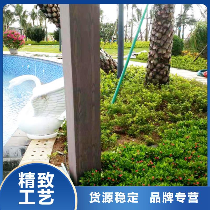 廊架护栏木纹漆，钢结构仿木纹漆，仿古木纹漆厂家施工