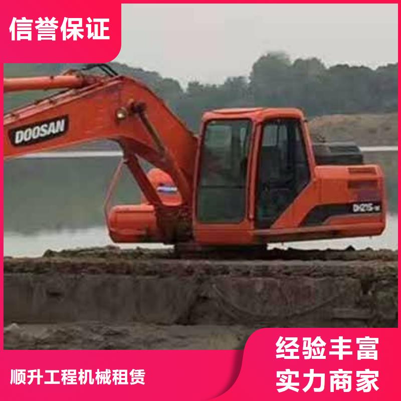 水上挖掘机租赁租赁水陆挖机专业承接