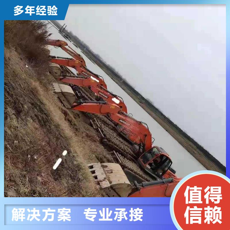 水挖机租赁施工案例