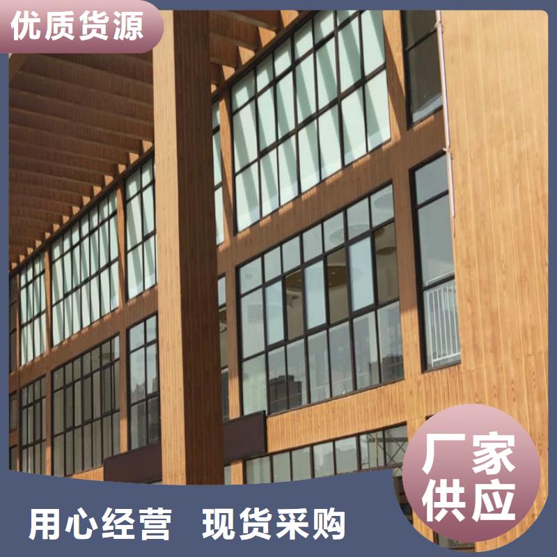 施工厂家长廊花架木纹漆