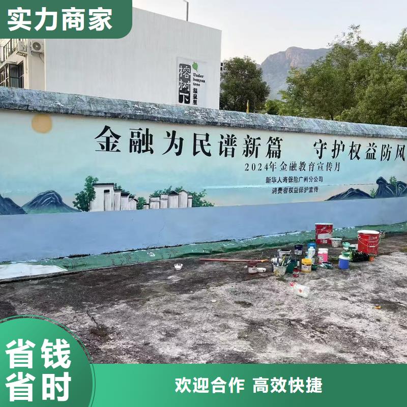 新农村彩绘墙绘手绘墙公司团队
