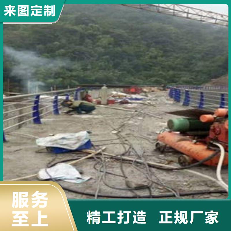 桥梁防撞支架不锈钢复合管护栏批发价格质量上乘