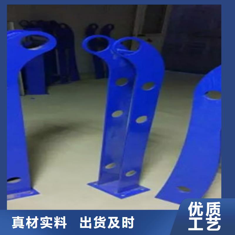 桥梁护栏立柱桥梁防撞钢板立柱专注生产制造多年