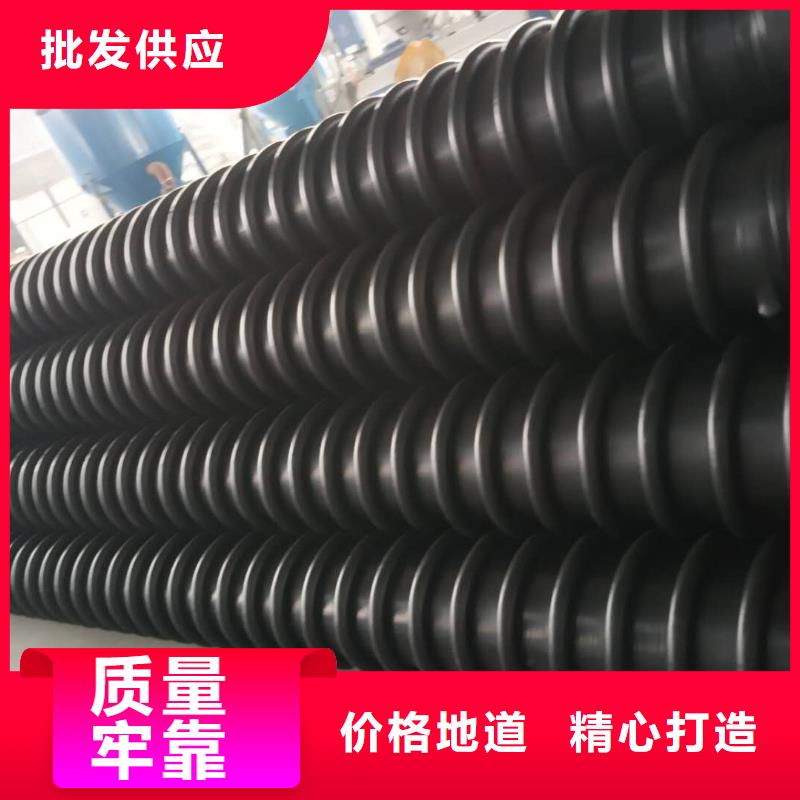 克拉管钢带增强螺旋波纹管通过检测
