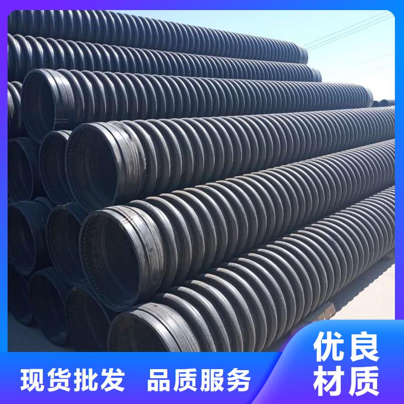 克拉管钢带增强螺旋波纹管通过检测