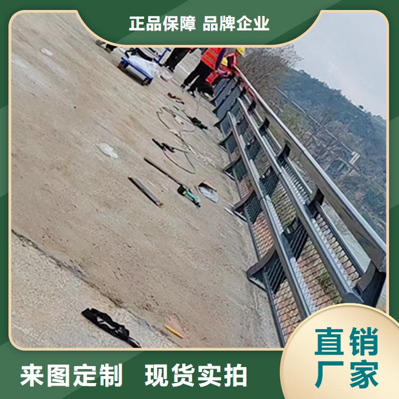 Q355B桥梁栏杆安装可接急单桥梁防撞护栏
